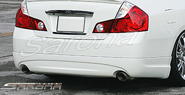 Custom Infiniti M35 Rear Add-on  Sedan Rear Lip/Diffuser (2006 - 2007) - $450.00 (Part #IF-003-RA)